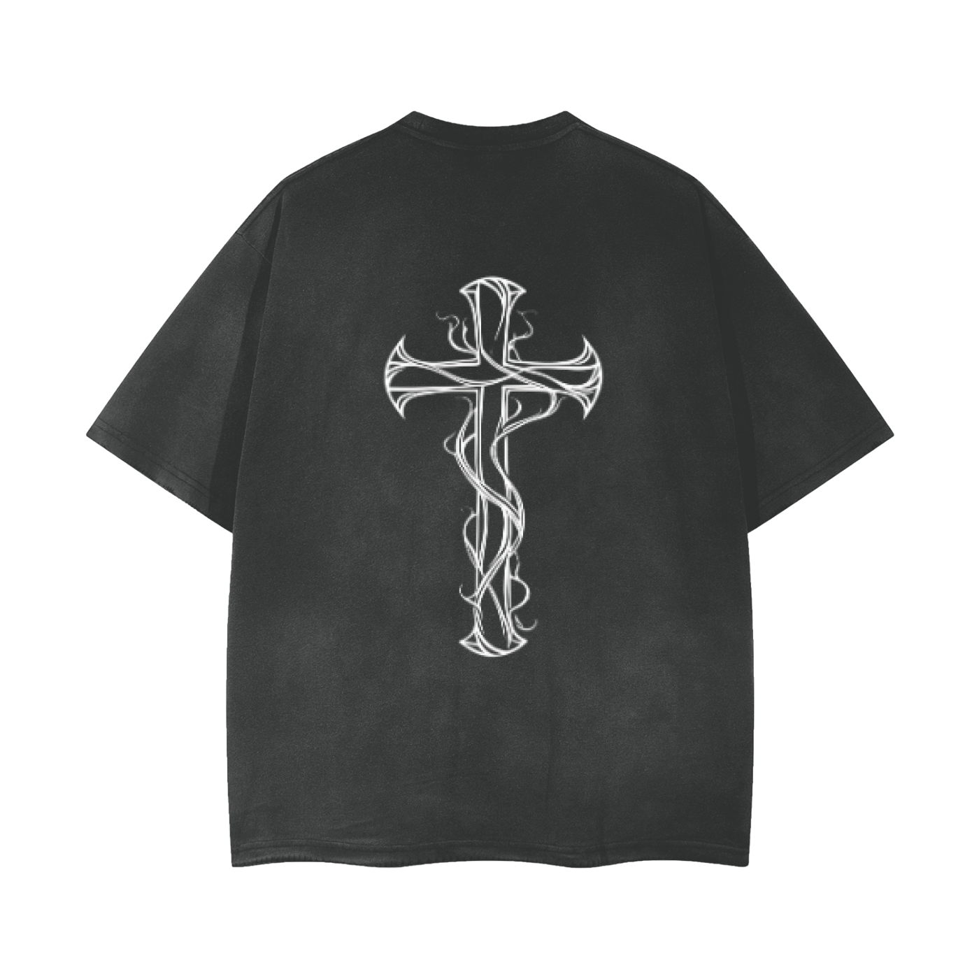 Born Again Frayed T-Shirt - 260 GSM